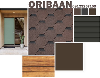 شینگل لانه زنبوری یا هگزا قهوه ای پلیمری