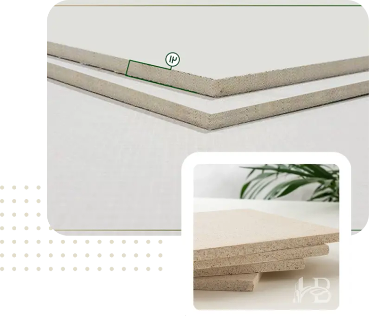 پانل منیزیم بورد با ضخامت 10 میلیمتر